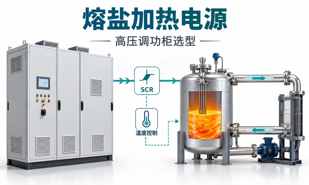 熔盐加热一般选什么电源？高压调功柜在储能项目中的作用