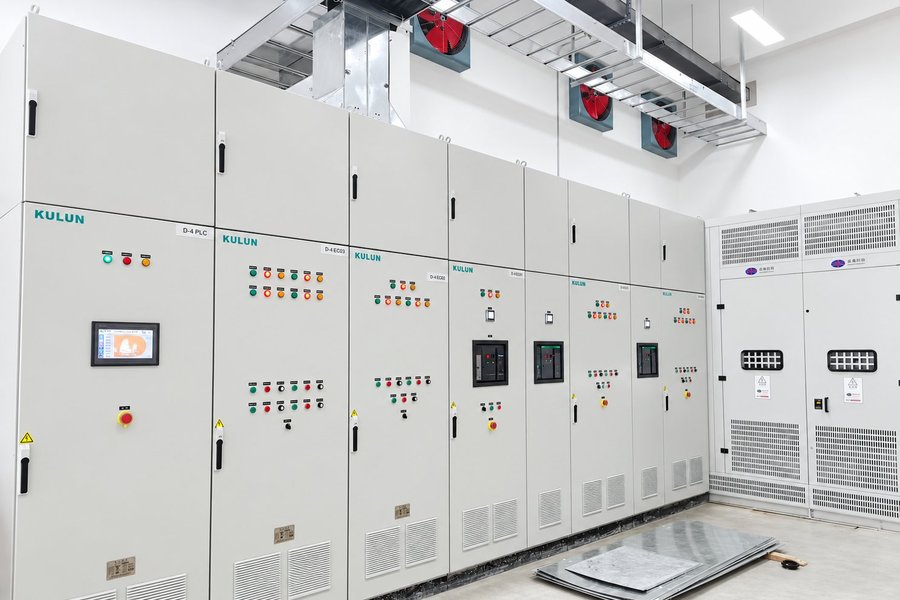 KULUN HV power control cabinets installed at a project site